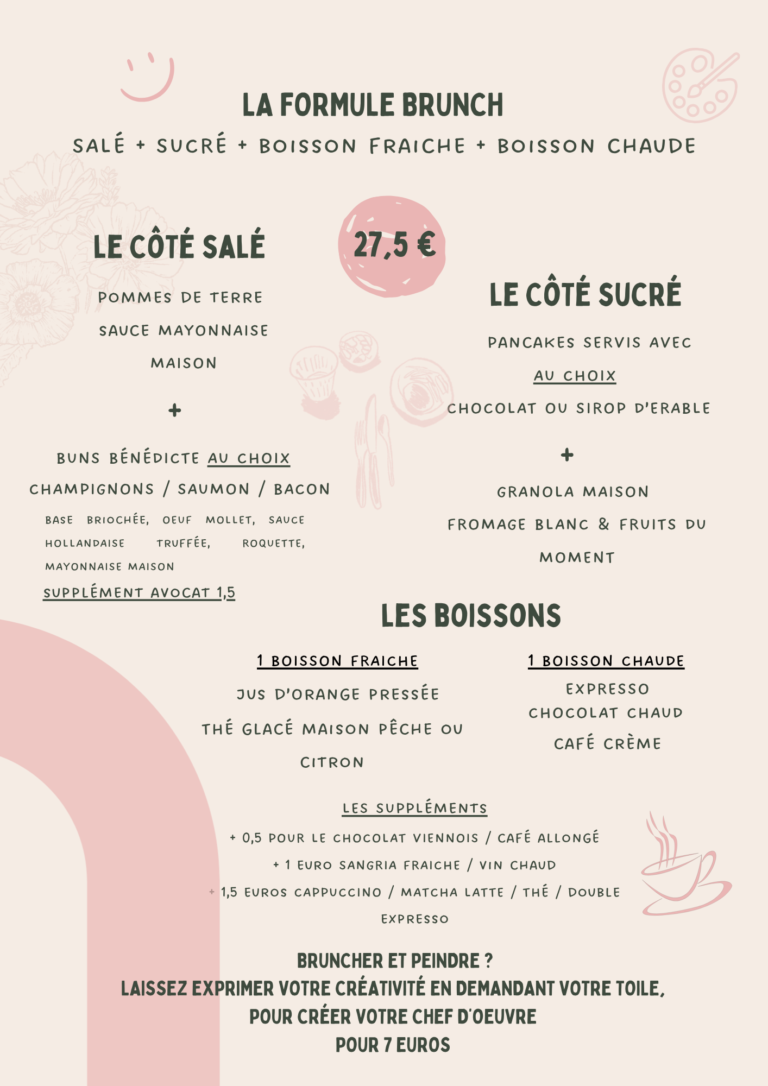 MENU BRUNCH - PETIT DEJ 140325